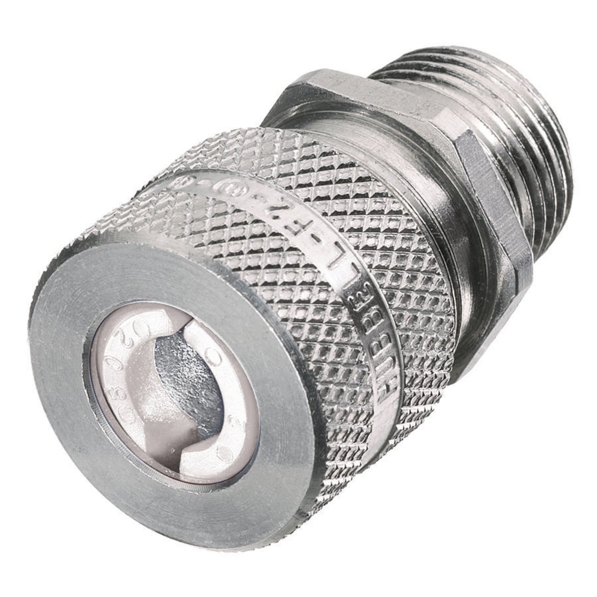 Kellems Wire Management, Cord Connectors, Straight Male, .25-.38", 1/2", Aluminum