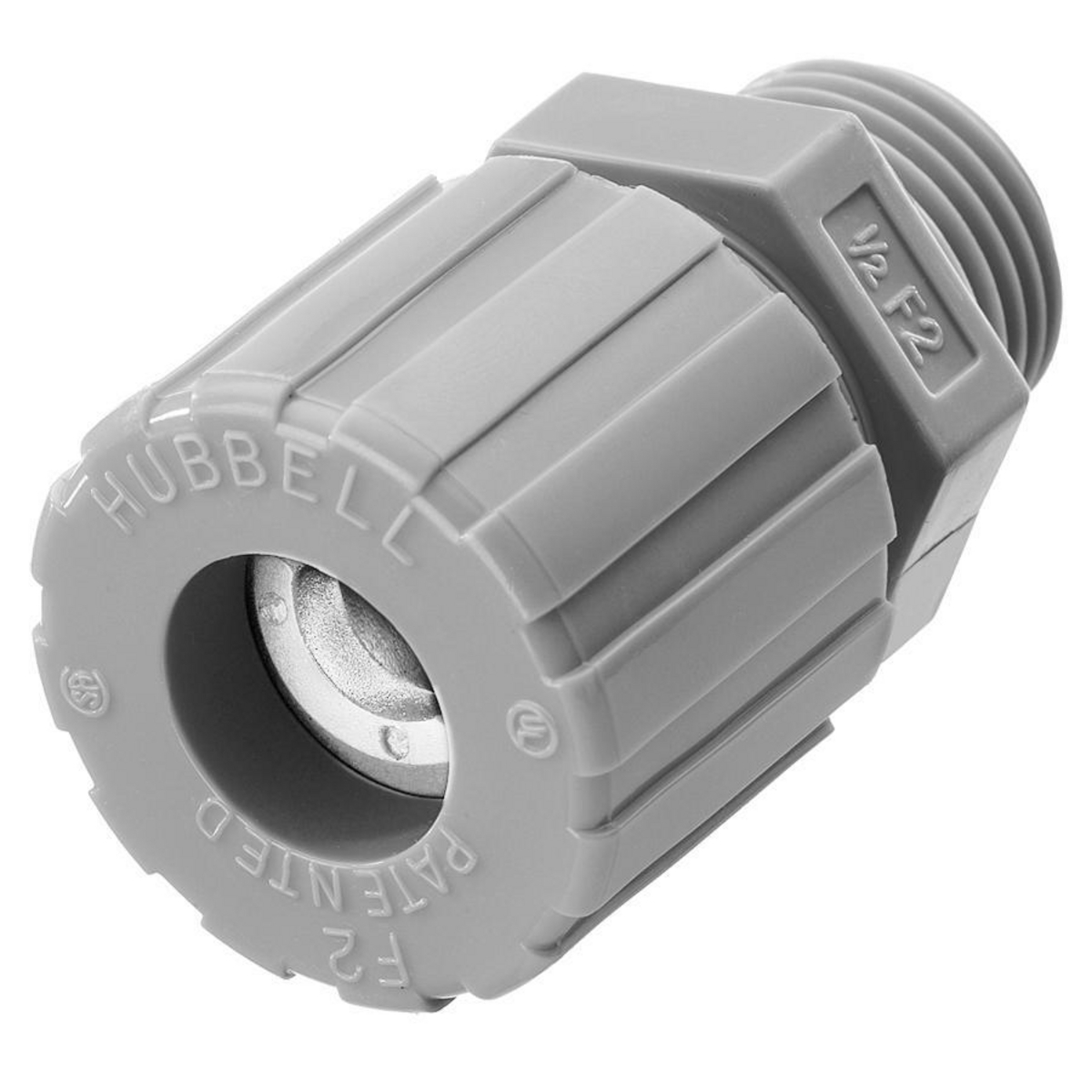 Kellems Wire Management, Cord Connectors, Straight Male, .25"-.38", 1/2", Nylon
