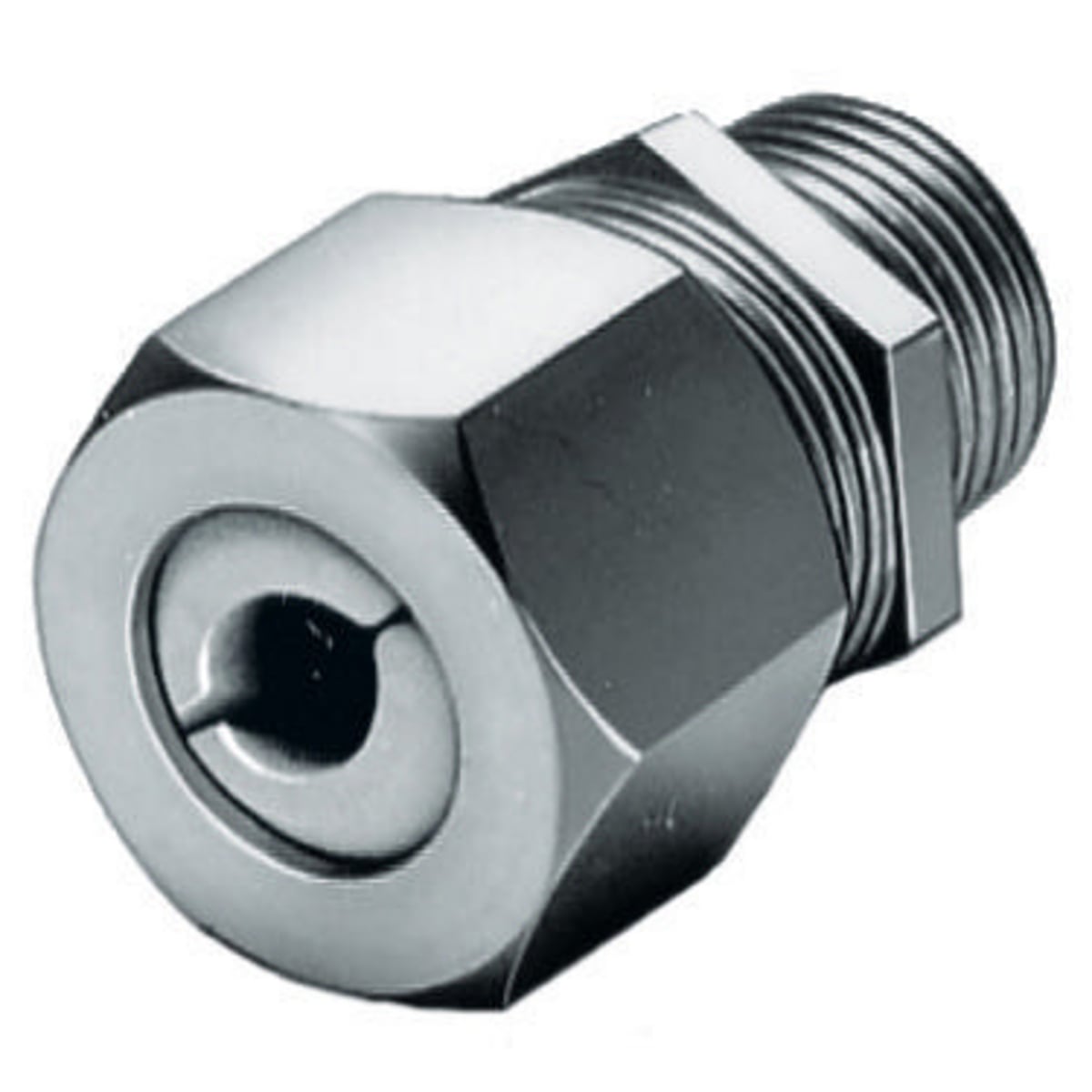 Kellems Straight Male Cord Connector, .25-.38", "