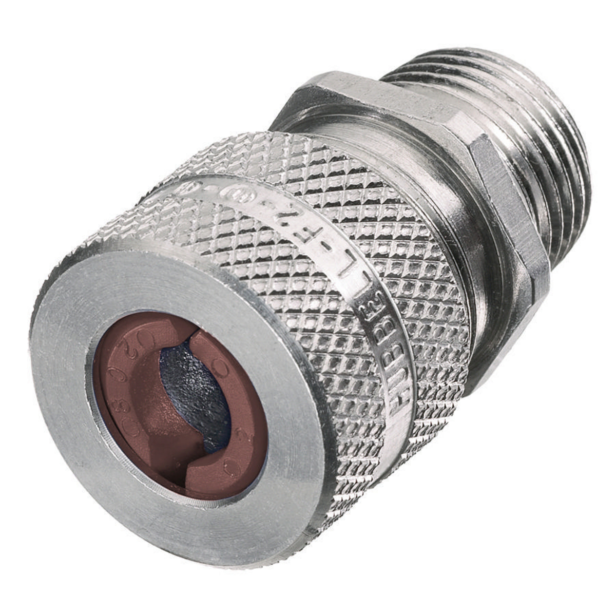 Kellems Wire Management, Cord Connectors, Straight Male, .50-.63", 3/4", Aluminum