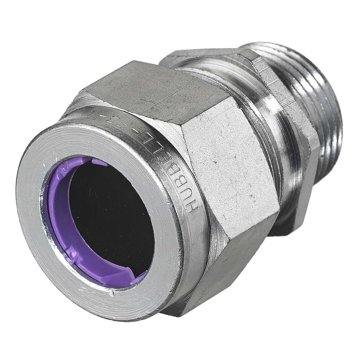 Kellems Straight Male Cord Connector, .75-.88", ", Steel