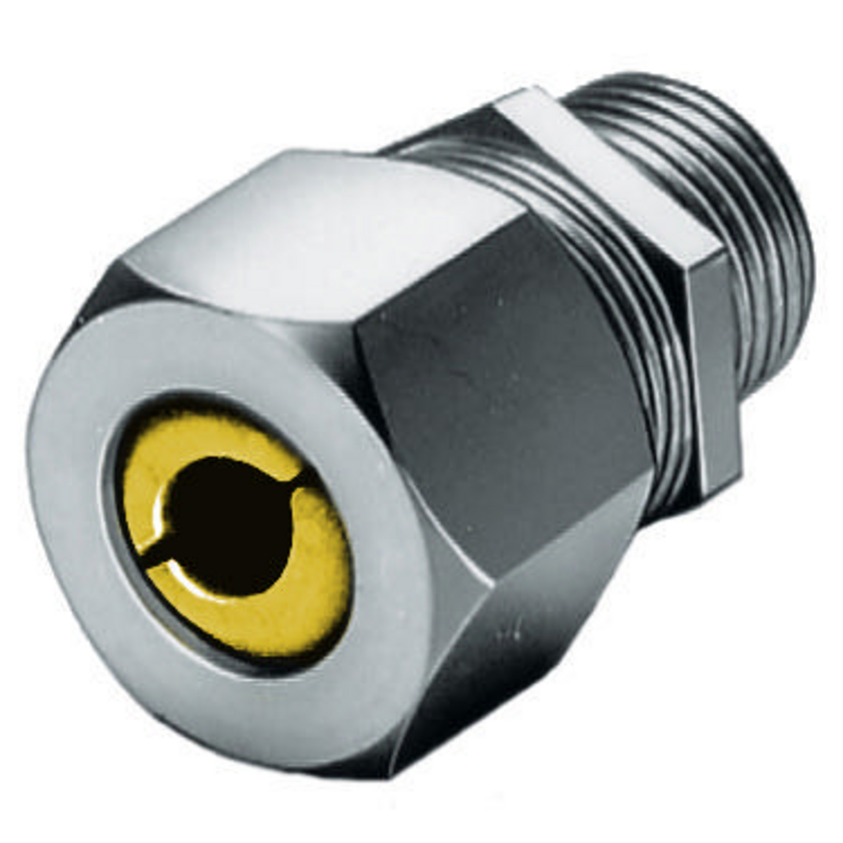 Kellems Straight Male Cord Connector, .63-.75", 1"