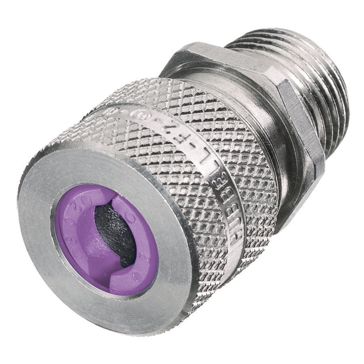 Kellems Wire Management, Cord Connectors, Straight Male, .75-.88", 1", Aluminum