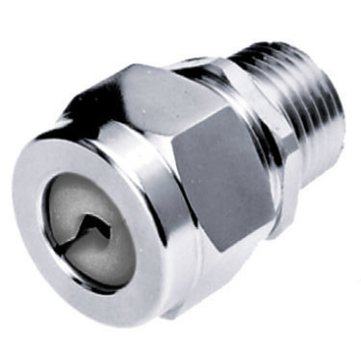 Kellems Straight Male Cord Connector, .88-1.00", 1", Steel