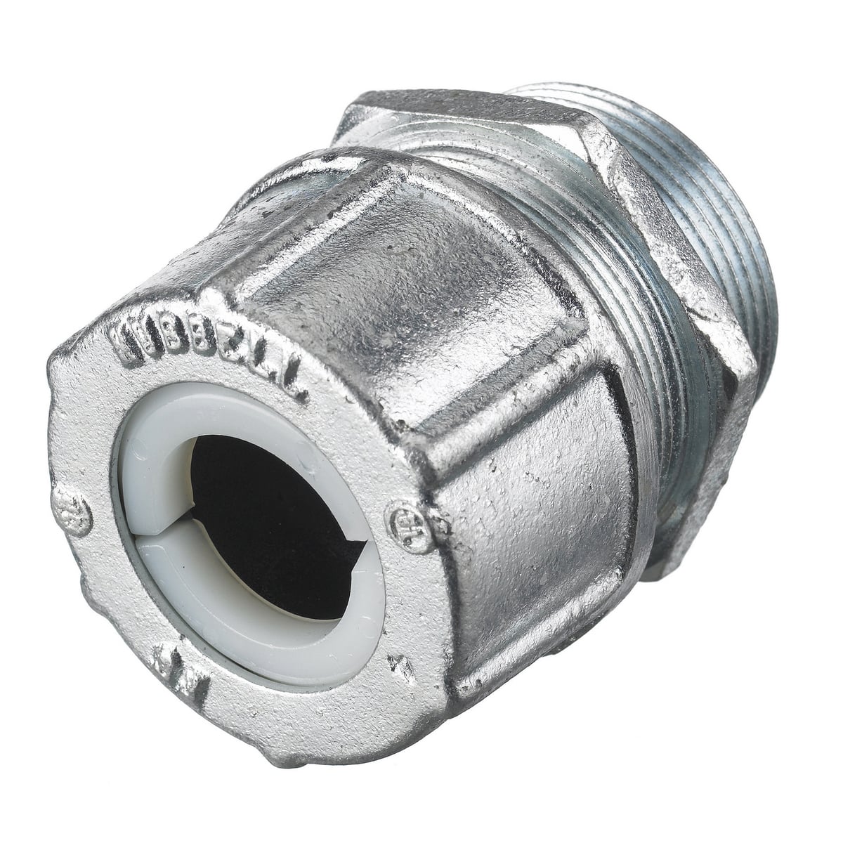 Kellems Straight Male Cord Connector, 1.13-1.25", 1" Iron