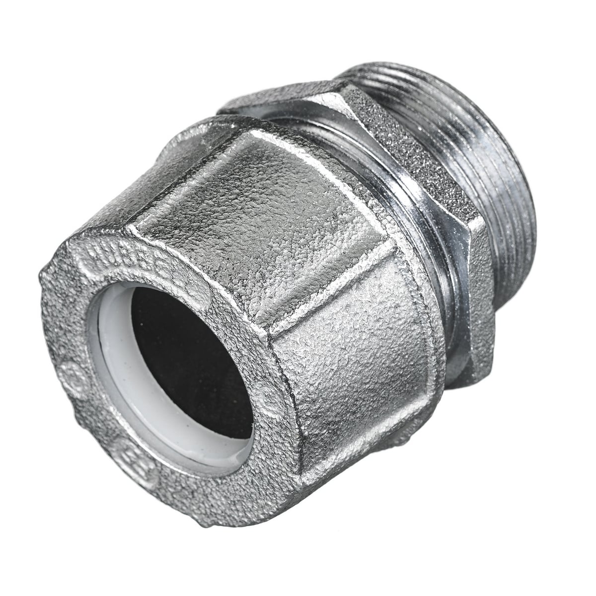 Kellems Straight Male Cord Connector, 1.25-1.38", 1" Iron
