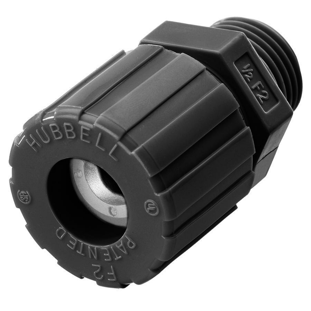 Kellems Wire Management, Cord Connectors, Straight Male, .25-.38", 1/2", Nylon
