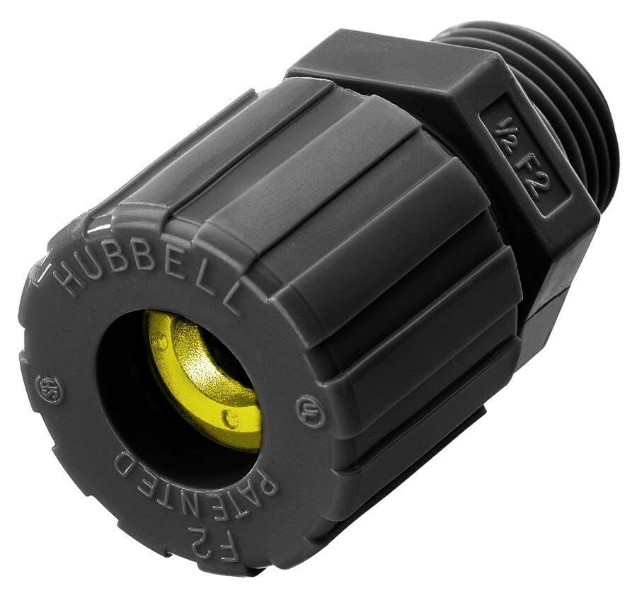 CORDCON, STR ML, .63-.75", 1", NYL, BK