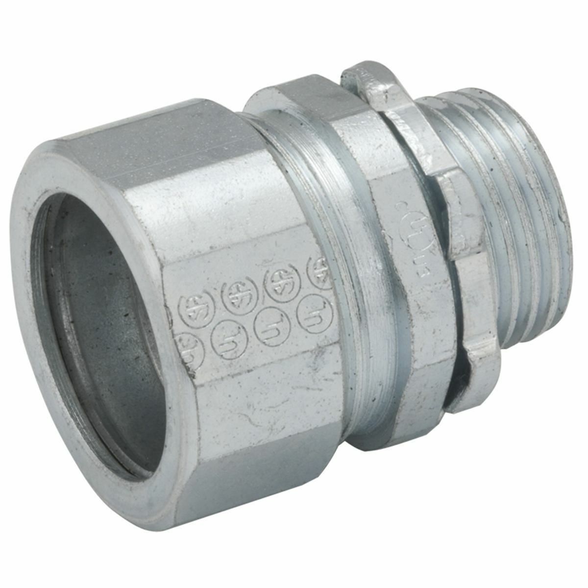 Compression Connectors Steel/Malleable Iron, 3/4 In. Trade Size