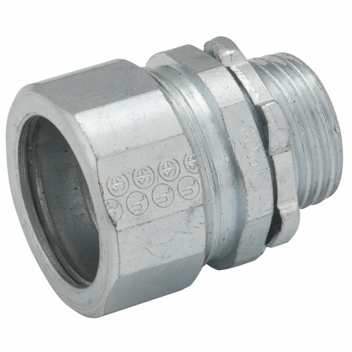 Compression Connectors Steel/Malleable Iron, 1-1/2 In. Trade Size