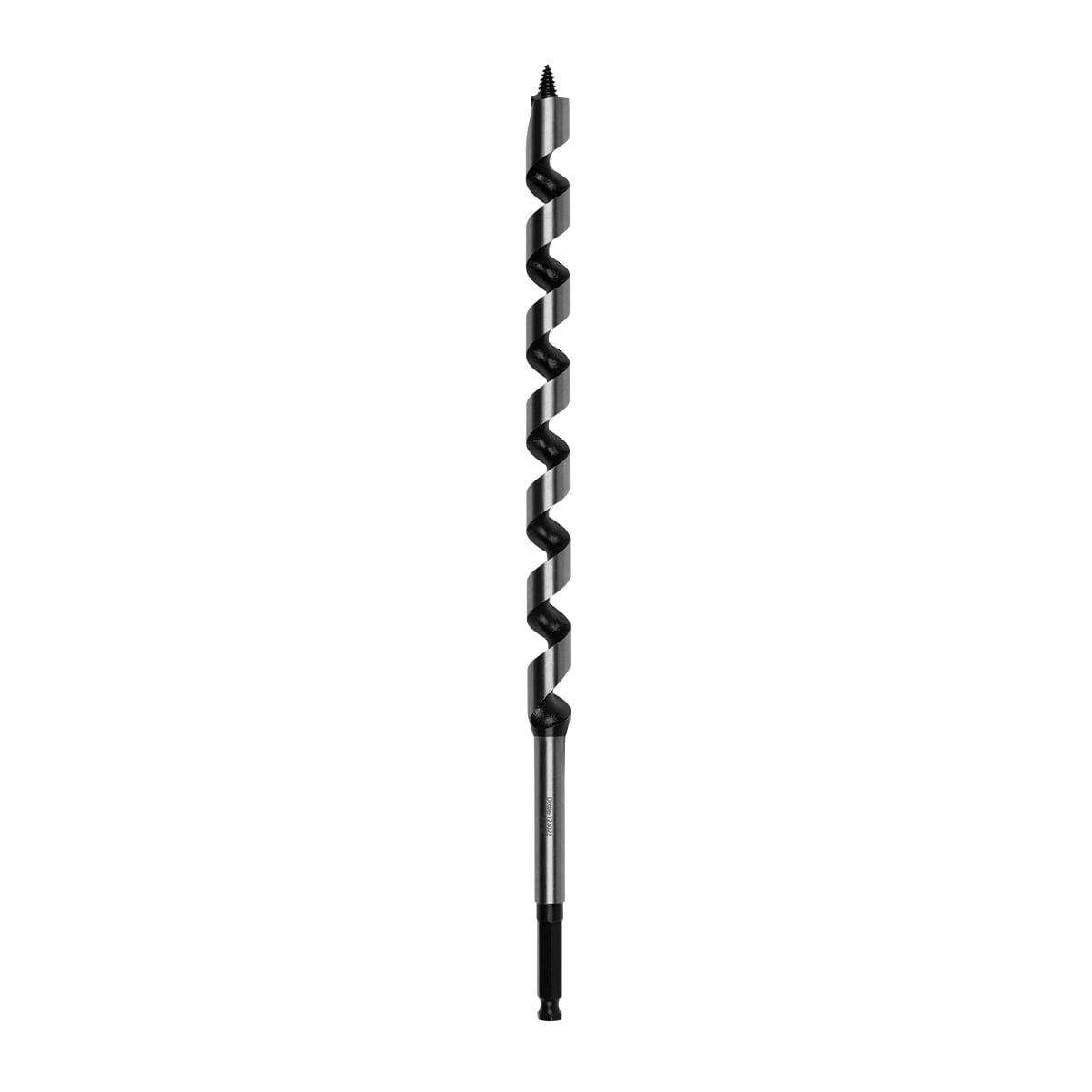 Long Ship Anger Bit, 1 in. bit diameter, 7/16 in. shank diameter, Hex shank type