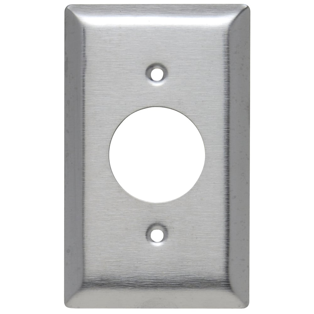 Smooth Metal Wall Plate 1gang Single 430 Stainless Steel