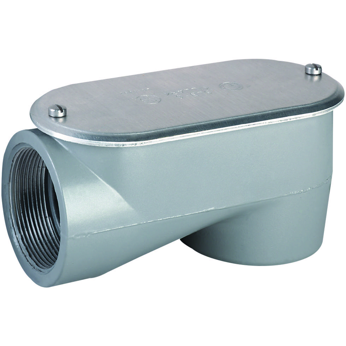 SLB SERIES - ALUMINUM SERVICE ENTRANCE BODY WITH COVER AND GASKET - HUBSIZE 1/2 INCH - VOLUME 1.7 CUBIC INCHES