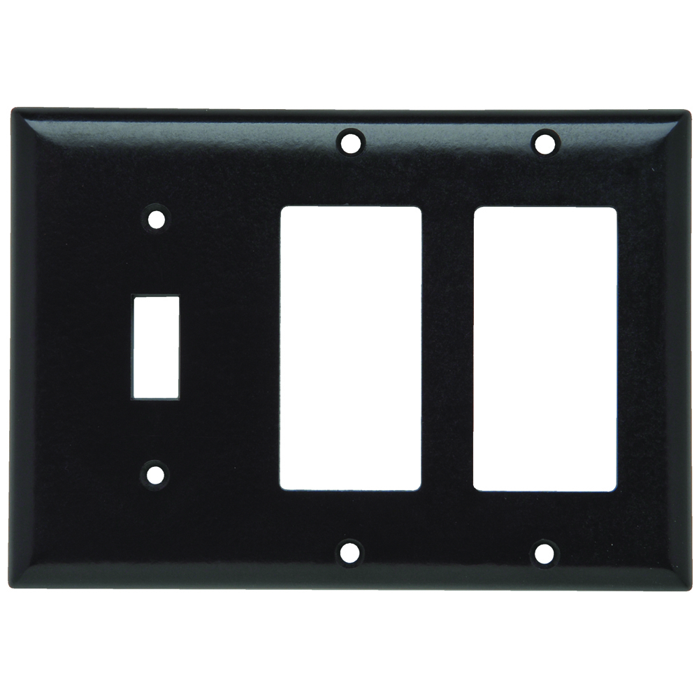 Smooth Wall Plate 1gang Toggle 2gang Decorator Brown