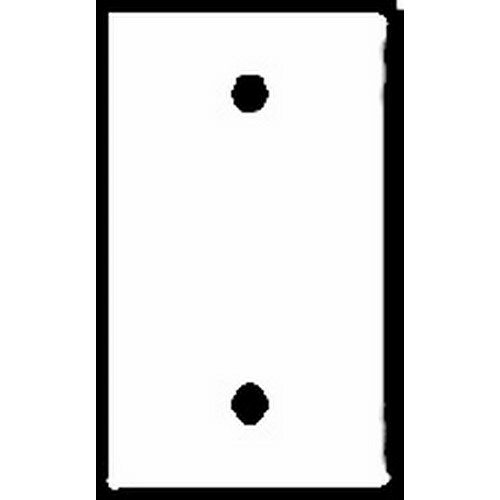 Plastic Plate,1gang Blank, Box Mounted, Brown