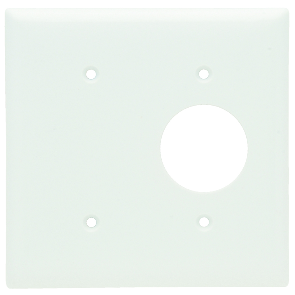 Smooth Wall Plate 1gang Blank 1gang Single White
