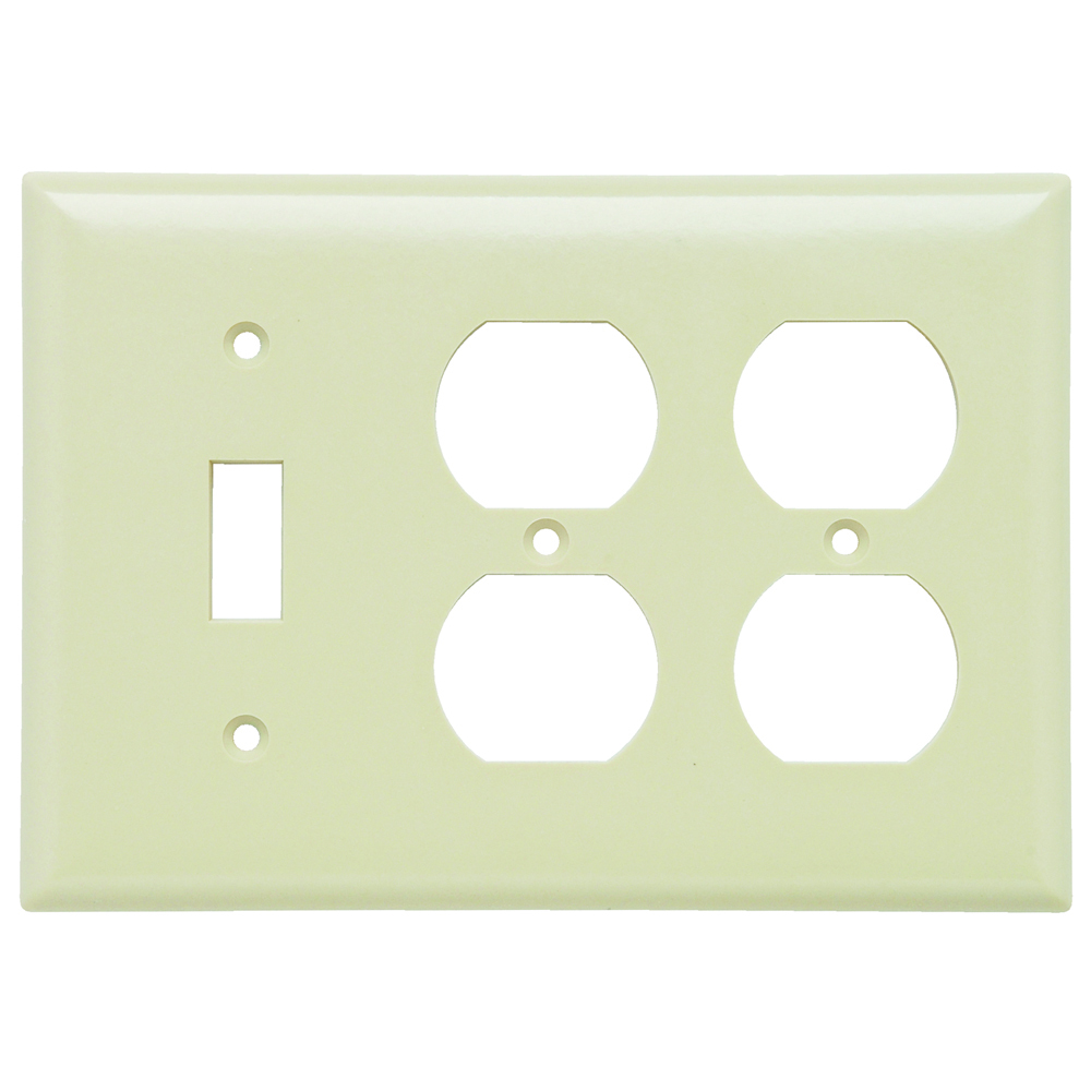 Smooth Wall Plate 1gang Toggle 2gang Duplex Ivory