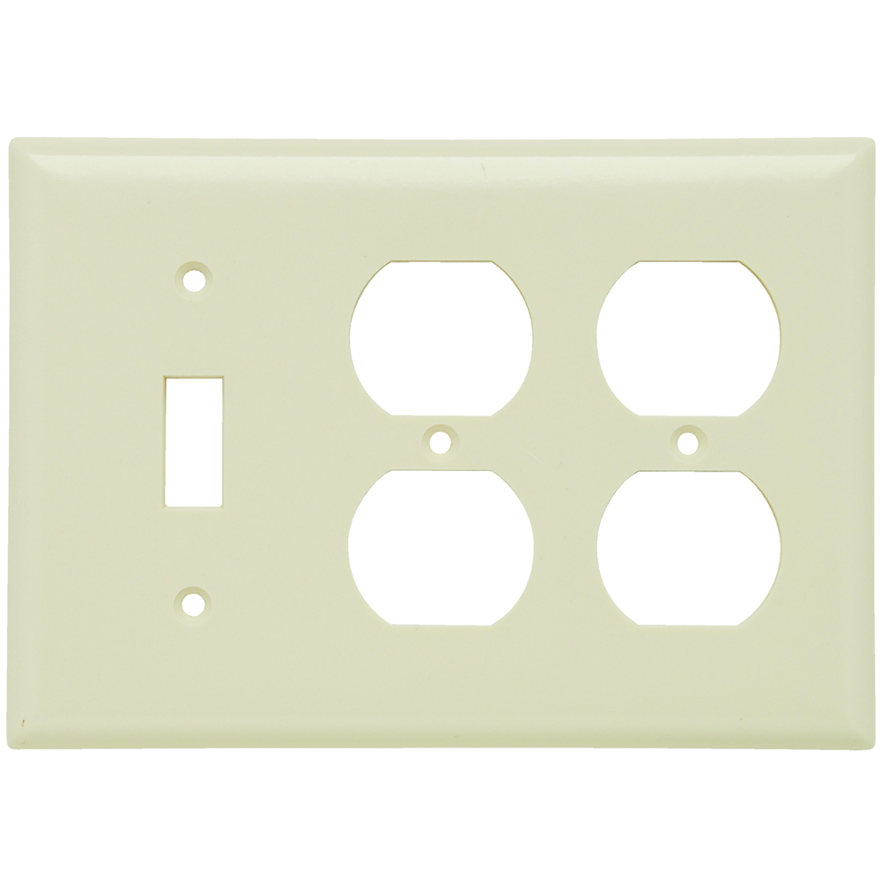 Smooth Wall Plate 1gang Toggle 2gang Duplex Light Almond