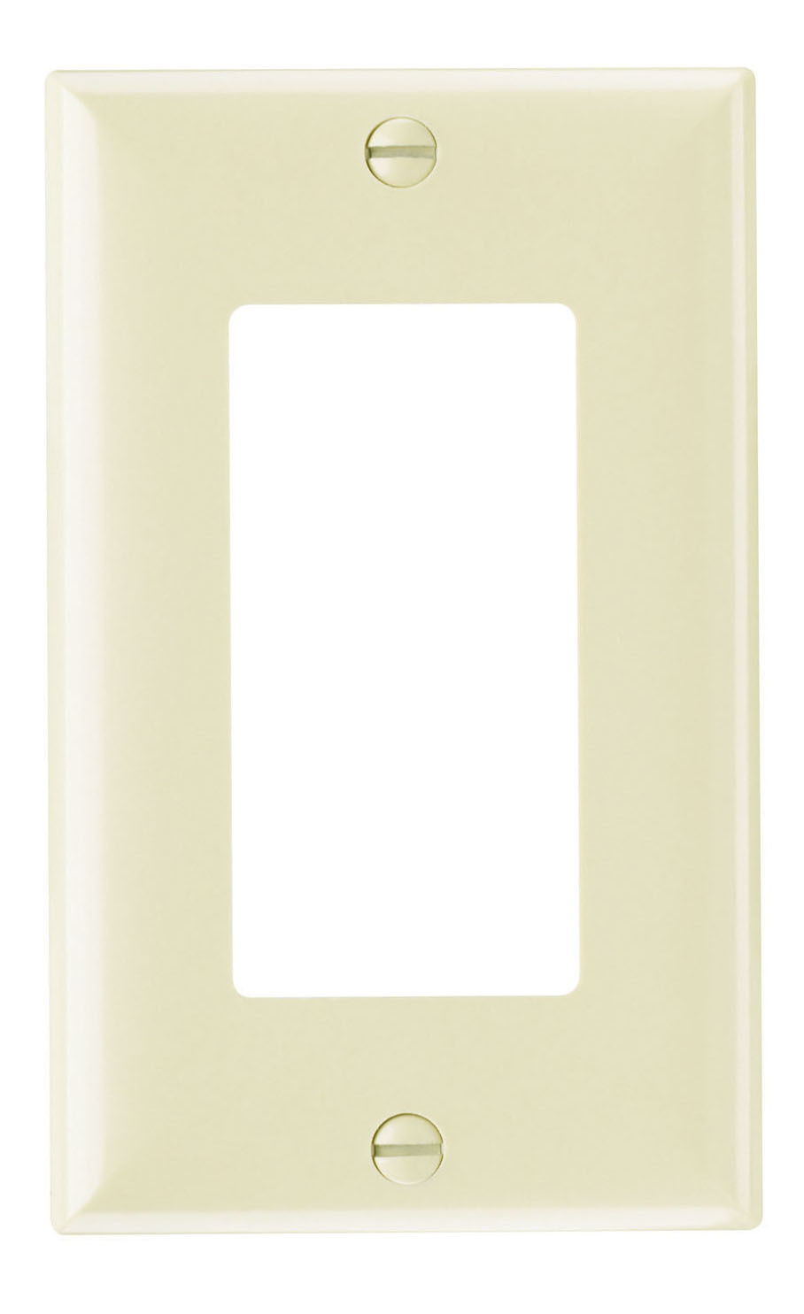 PLATE PLASTIC 1G SPLEX W/OUT LINE