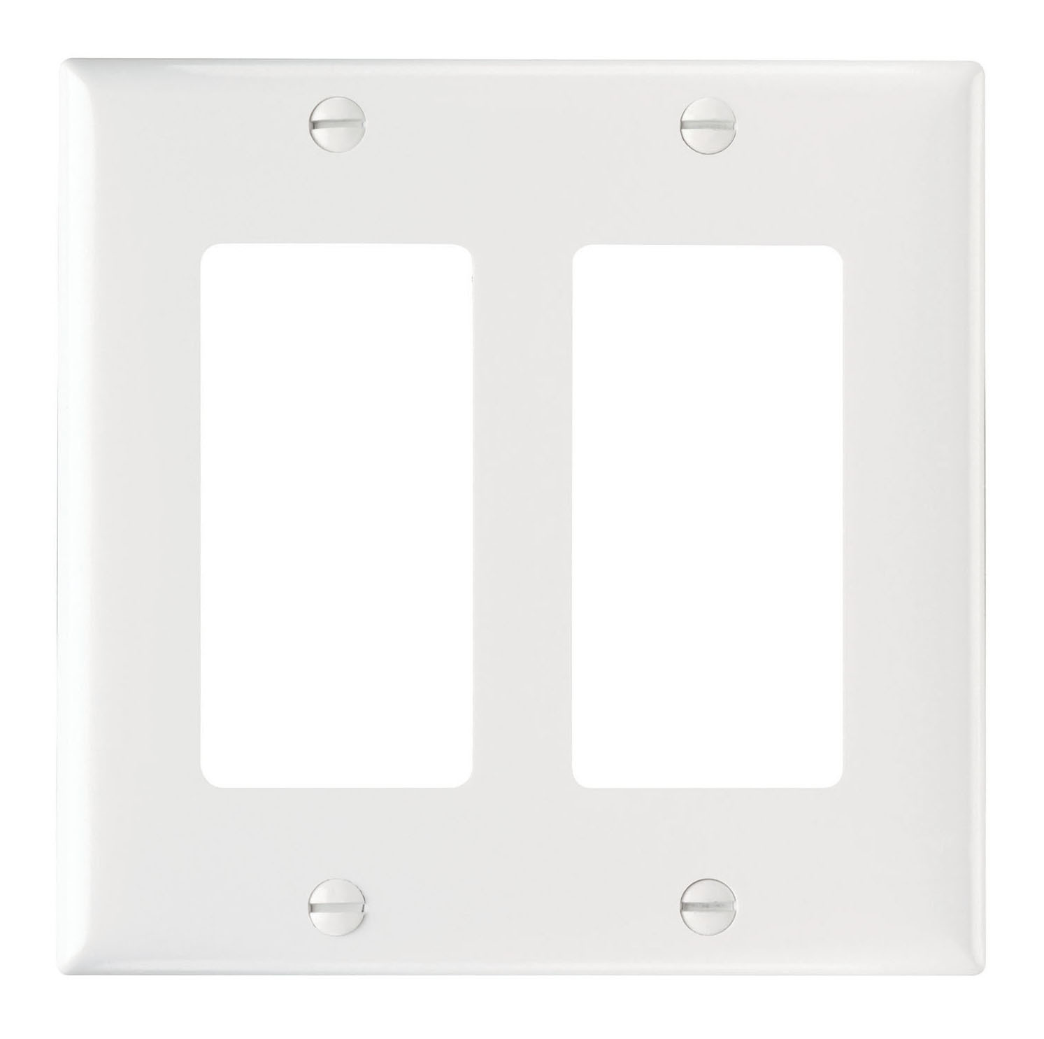 PLATE PLASTIC 2G 2SPLEX W/OUT LINE LA