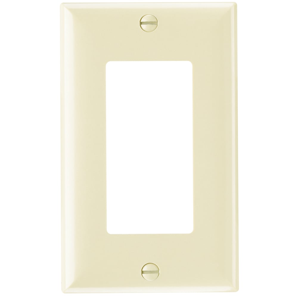 Plate Plastic 1gang Sierraplex Without Line Ivory