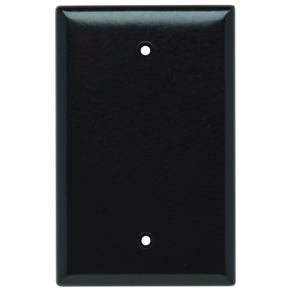 Smooth Wall Plate Junior-Jumbo 1gang Blank Brown