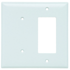 Smooth Wall Plate Junior-Jumbo 1gang Blank 1gang Decorator White