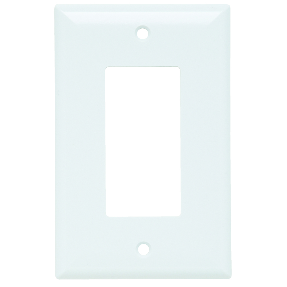 Smooth Wall Plate Junior-Jumbo 1gang Decorator White