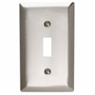 Smooth Metal Wall Plate 1gang Toggle 302 Stainless Steel