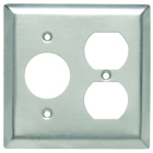 Smooth Metal Wall Plate 1gang Single 1gang Duplex 302 Stainless Steel