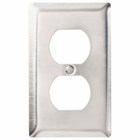 Smooth Metal Wall Plate 1gang Duplex 302 Stainless Steel