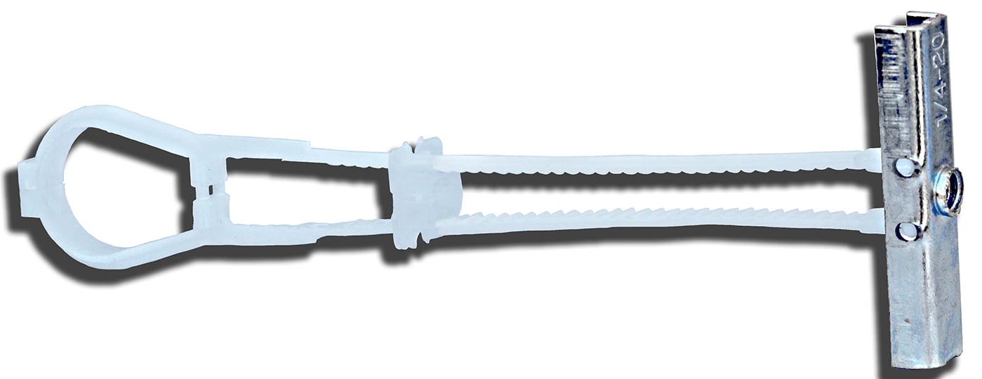 Harness Toggle, 1/2 in. drill size, 1/4 x 4 in. screw size, Nylon material