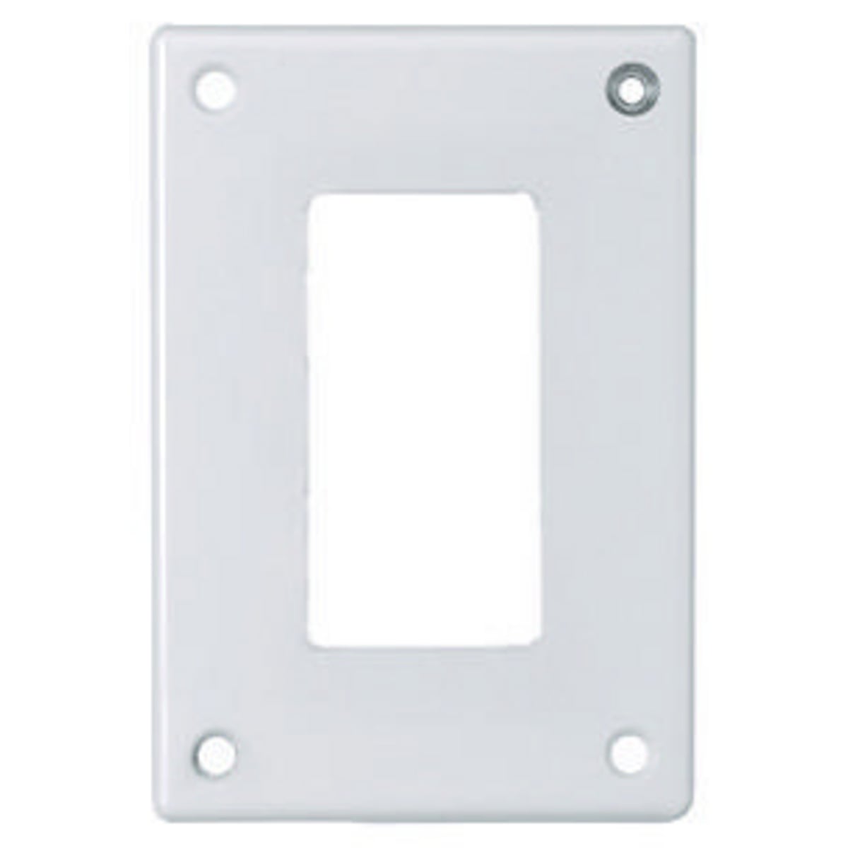 Security 1-Gang Wallplate, One GFCI Opening, Standard Size Painted