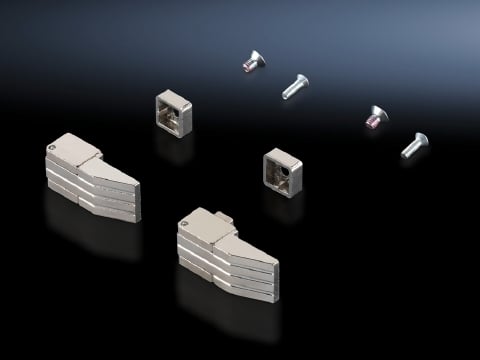 Hinge, for blanking plates