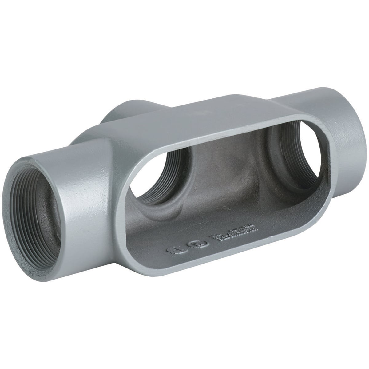 DURALOY 7 SERIES - IRON CONDUIT BODY - TB TYPE - HUB SIZE 1/2 INCH -VOLUME 6.2 CUBIC INCHES