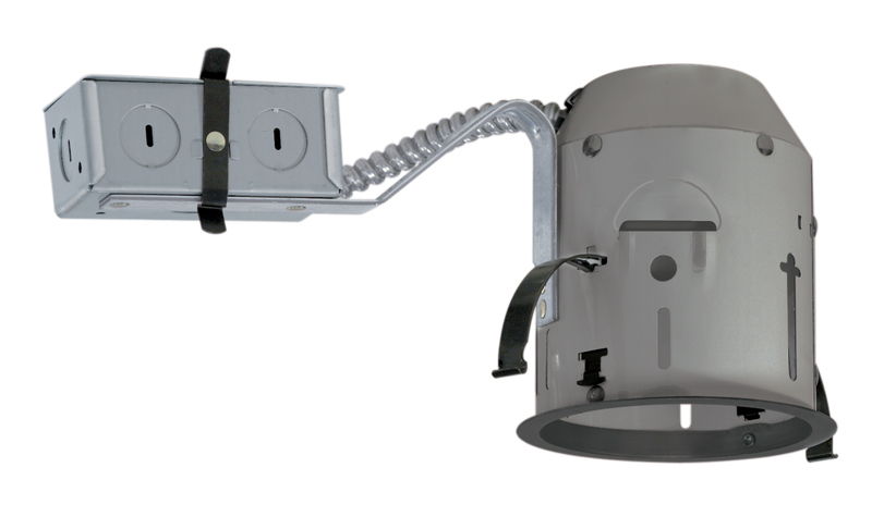The TC1R remodel downlight can be installed from below the ceiling.