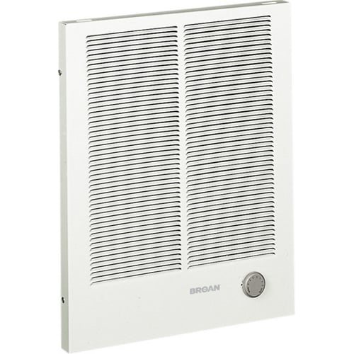 Wall Heater, High Capacity, White, 2000/4000W 240VAC, 1500/3000W 208VAC.