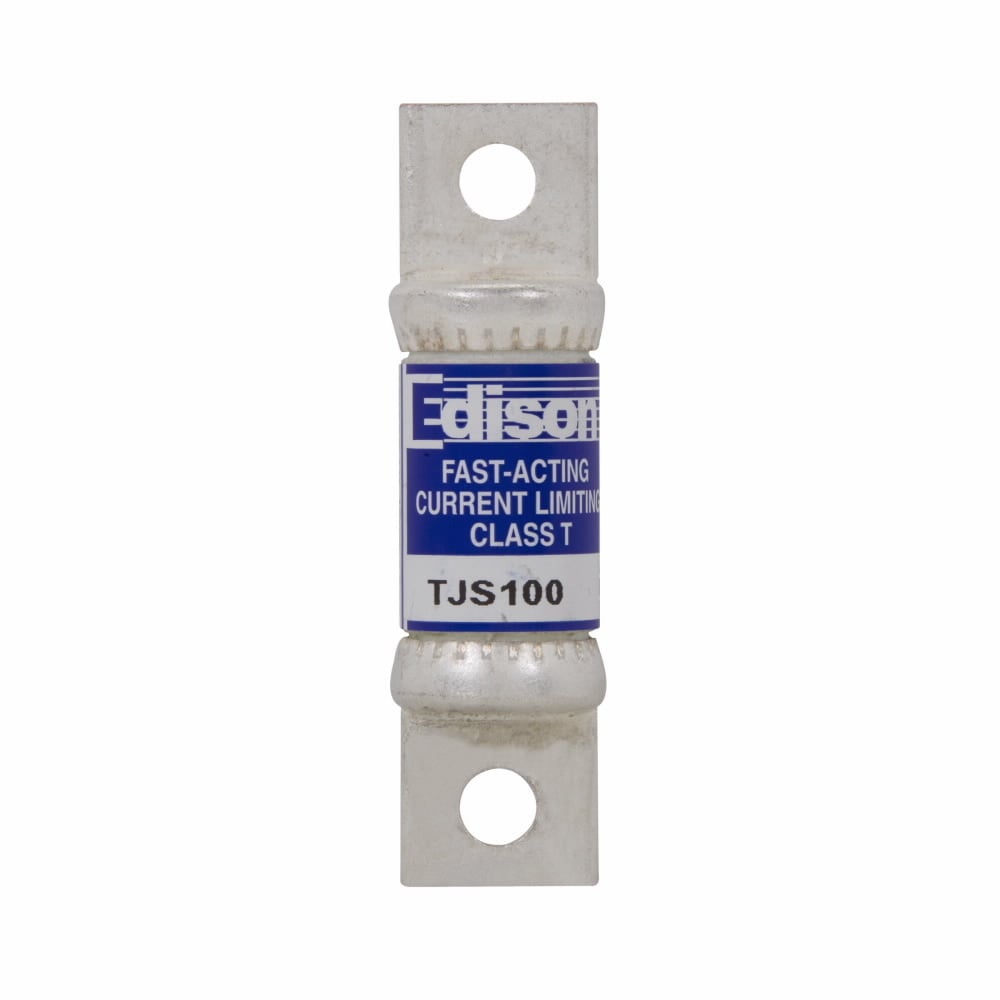 Eaton Edison TJS fuse, Very fast-acting fuse, 100 A, Class T, Non-indicating, 200 kAIC, Standard, 5, 600 V