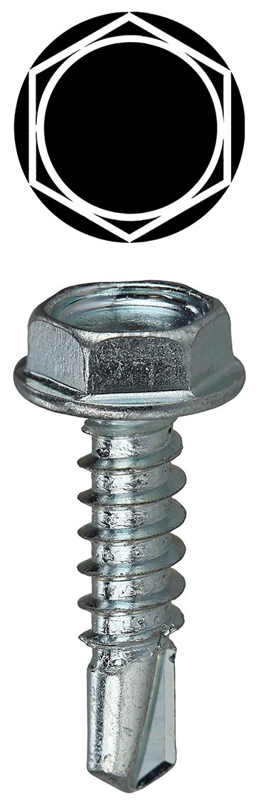 Self Drilling Screw Kit, #8 Size, 240 pieces, Steel material, includes (30) #10 x 1-1/4 IN Hex Head Self Drilling Screws and (75) #10 x 1/2 IN Hex Head Self Drilling Screws and (25) #10 x 1-1/2 IN Hex Head Self Drilling Screws, (20) #10 x 2 IN Hex Head Self Drilling Screws, (1) MT10 Magnetic Driver and (40) #10 x 1 IN Hex Head Self Drilling Screws and (50) #10 x 3/4 IN Hex Head Self Drilling Screws