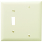 Trademaster Plate 2gang 1toggle 1 Blank Light Almond