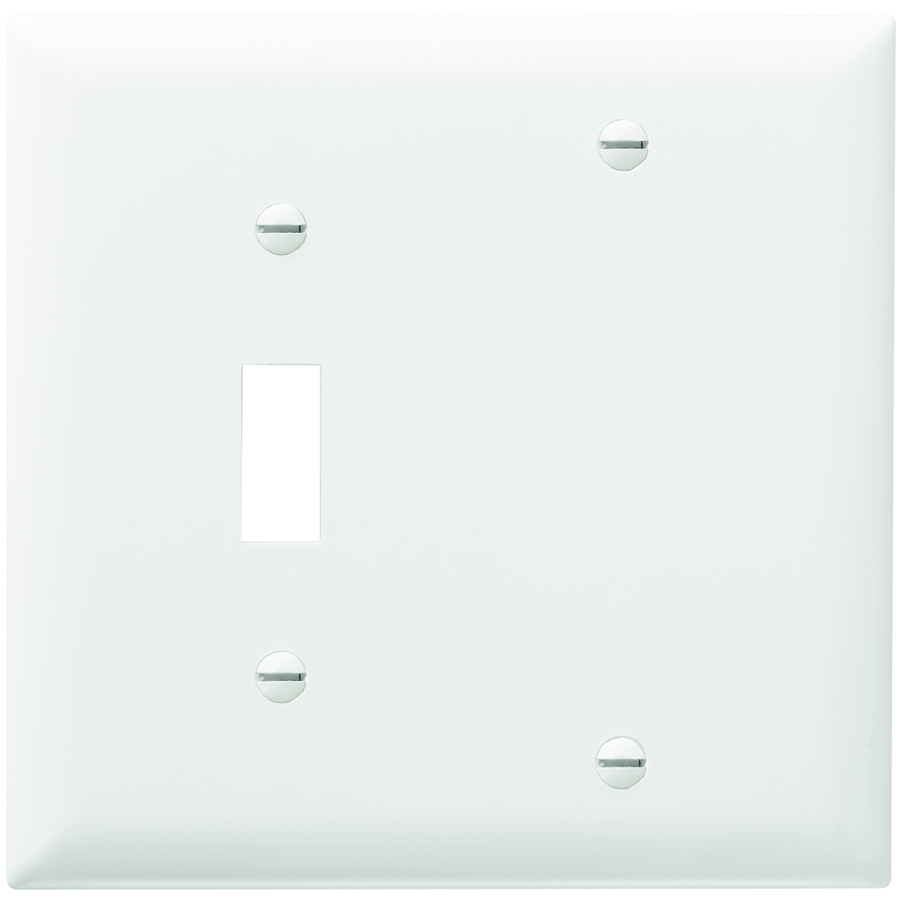 Trademaster Plate 2gang 1toggle 1 Blank White