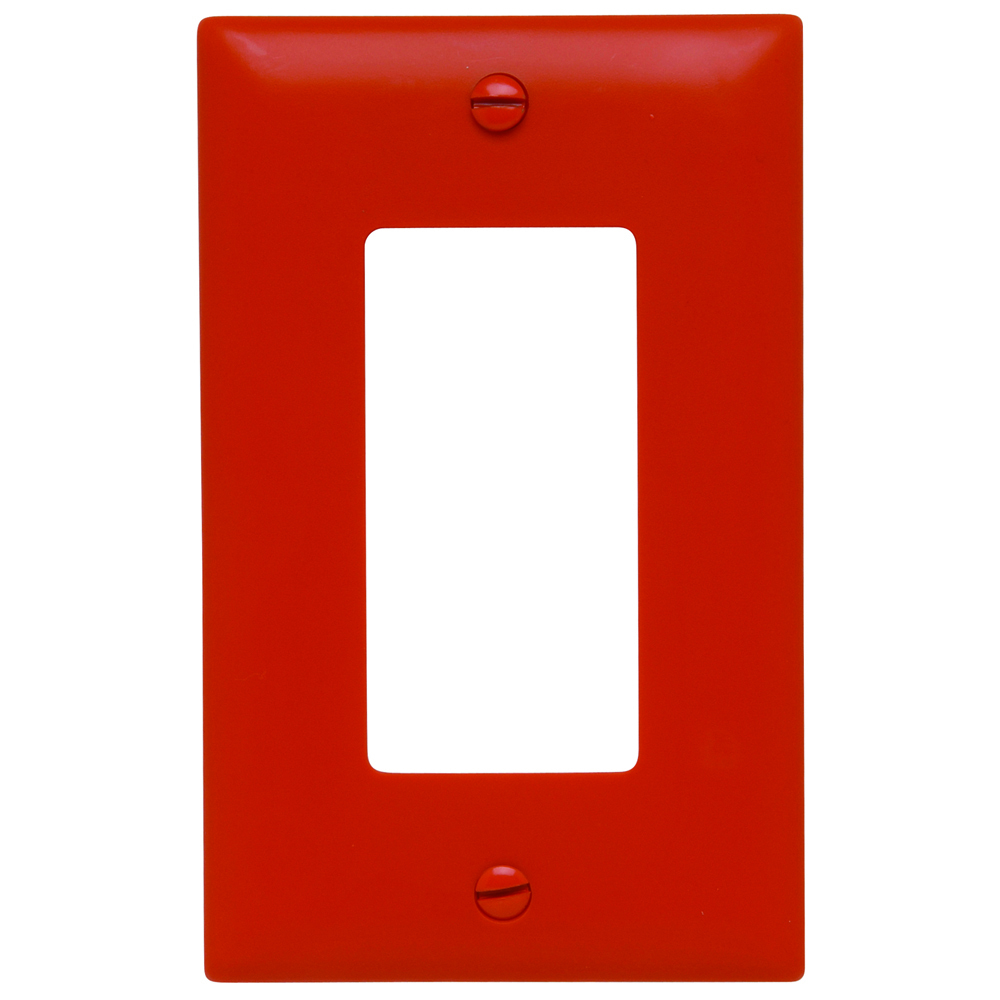 1-Gang TradeMaster Decorator Wall Plate, Orange