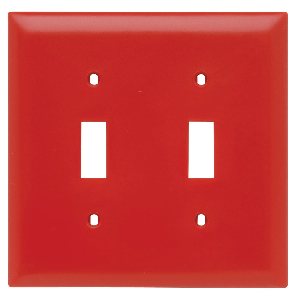 Trademaster Wall Plate 2gang 2toggle