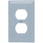 Trademaster Wall Plate 1gang 1duplex Gray