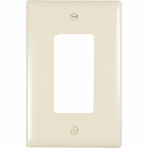 Trademaster Wall Plate Jumbo 1gang Decorator Light Almond