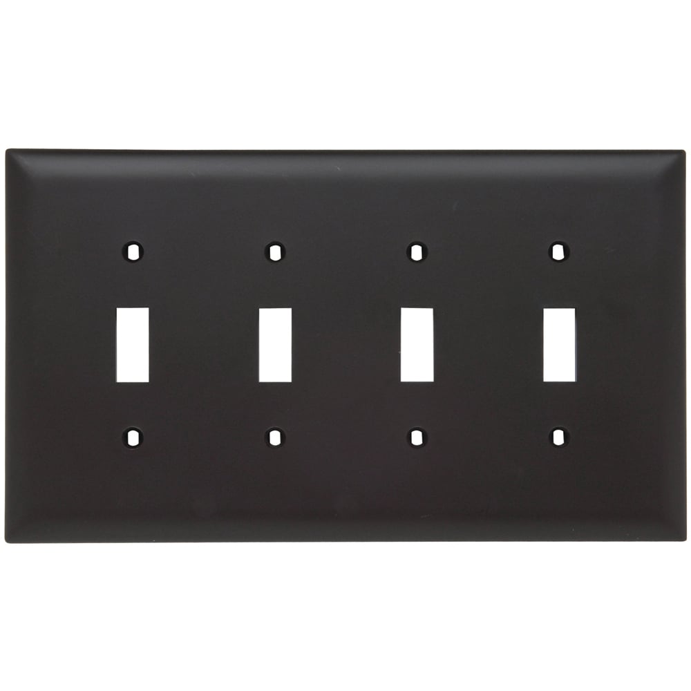 Trademaster Wall Plate Jumbo 4gang 4toggle