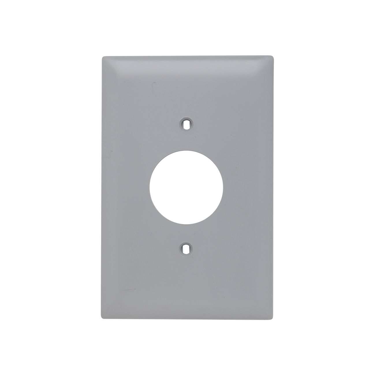 Trademaster Wall Plate Jumbo 1gang Single Gray