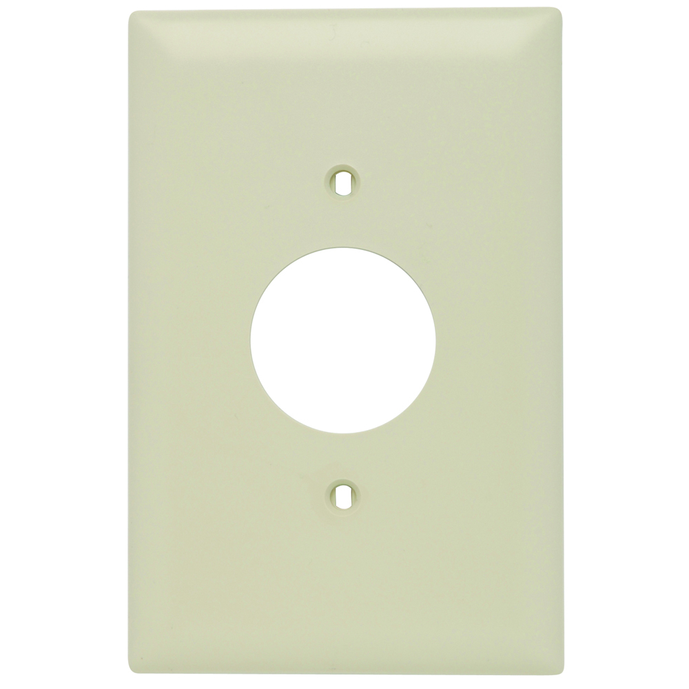 Trademaster Wall Plate Jumbo 1gang Single Ivory