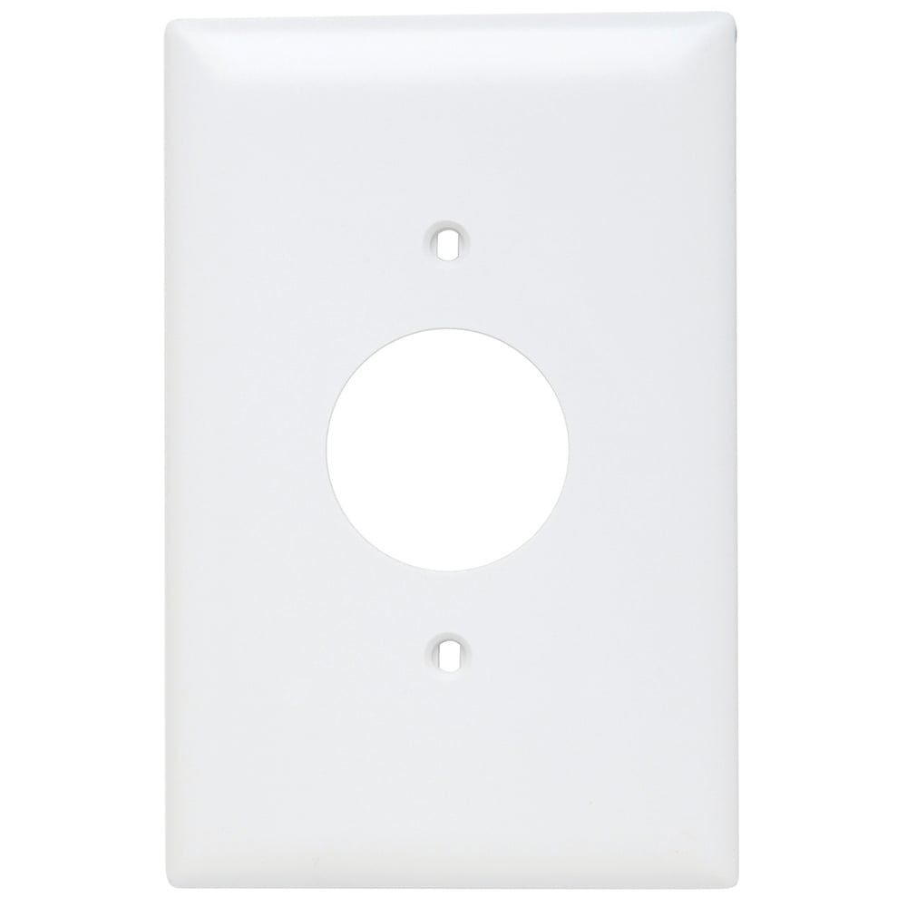 Trademaster Wall Plate Jumbo 1gang Single White