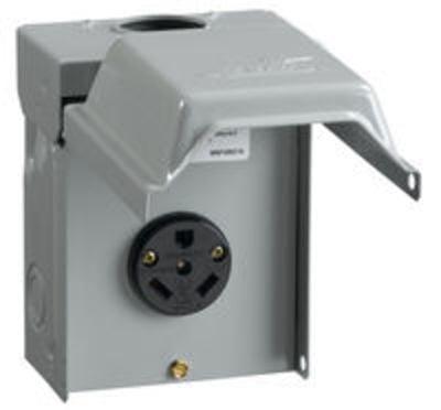 Midwest Electric?s Temporary Power and Power Outlets are a means of providing power required by various construction trades, residential sites, and mobile electrical applications.  Temporary Power and Power Outlets offer one or more receptacles, with or without overcurrent protection, disconnecting, metering, and/or pedestal mounting functions, in a single enclosure of G-90 zinc-coated steel.  The NEMA 3R rainproof enclosure is lockable and engineered to provide maximum protection against weather, vandalism, and normal field use.